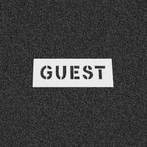 Guest Plastic Stencils
