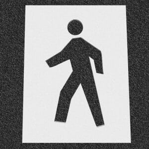 Pedestrian Stencil