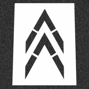 Double Chevron Stencil
