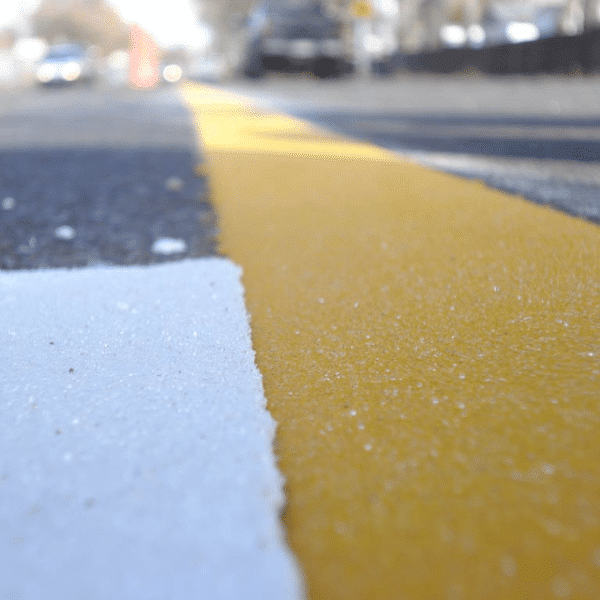 Glass Bead on Traffic Lines