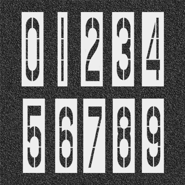 72" Number Stencils