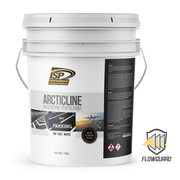 ISP Arcticline White Waterborne Traffic Paint