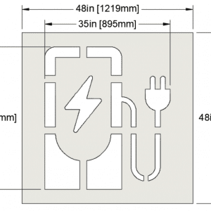 EV Stencil Dimensions