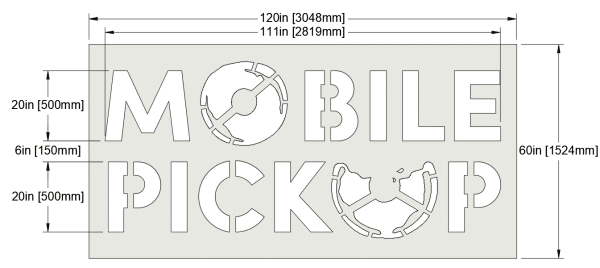 Mobile Pickup Dimensions