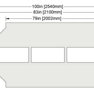 City Arrow Straight Back Dim