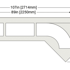 Arrow Base StencilDimensions