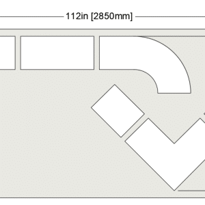 City Turn Arrow Dimensions